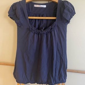 Adorable purple zara y2k top size small